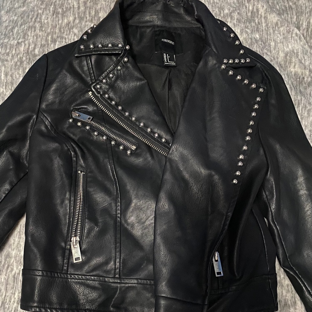 Leather jacket